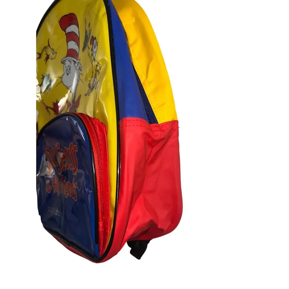 Dr. Seuss & Friends Mini Toddler Backpack Cat in the Hat School Bag Kids 2019